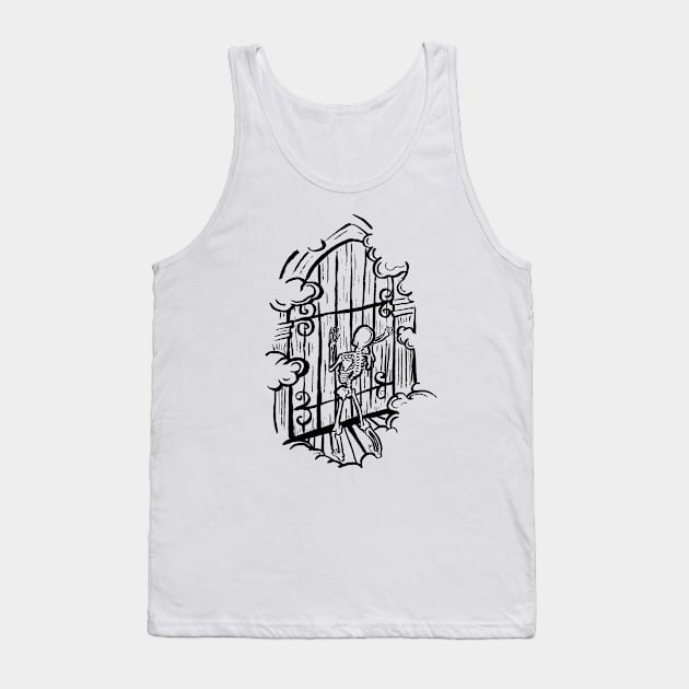 Knocking on Heaven's door Tank Top by Uglyblacksheep